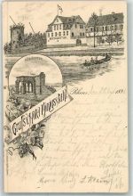 56321 W5401 Rhens 1896 - Hotel Königsstuhl Ruine Turm Vorläufer