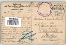 57580 W5241 Gebhardshain - Weihe der Mariensäule 05. Oktober 1913 Stempel Bürgermeisteramt