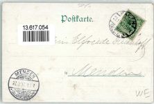 58239 W5840 Schwerte 1897 Lithographie Gasthaus Im Reiche des Wassers Ludwig Hagemann
