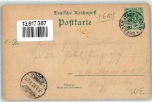64372 W6105 Ober-Ramstadt 1897 Lithographie Kriegerdenkmal Kirche Rathaus Schulhaus Lichtenberg Haus