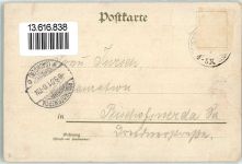 35119 W3559 Rosenthal , Hess 1901 Lithographie Kirche Postagentur G. Glausch Postkutsche