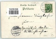 21762 W2178 Otterndorf , Niederelbe 1899 Lithographie Marktstraße Villenstraße Fluss Meden Hafen Möwen