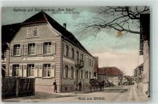 77731 W7608 Willstätt 1907 - Gasthaus Weinhandlung Zum Adler Georg König