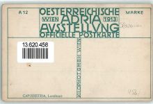 Koper Gafers sign Kalmsteiner Landhaus A 12 Capodistria Österreichische Adria Ausstellung 1913 Wien Kilophot Künstlerkarte