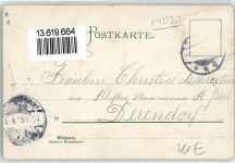 40472 W4030 Ratingen 1898 Lithographie Kath. Kirche Gasthaus C. Strucksberg