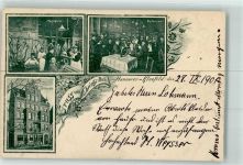 30159 W3000 Kleefeld 1901 - Gasthaus Metzgerei Ehrings-Ruh