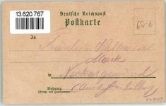 74909 W6922 Meckesheim Lithographie Gasthaus Zur Eisenbahn Louise Stoll
