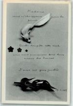 Breton Andre Poem Object Premiere Serie Nr 2 Surrealismus Künstlerkarte