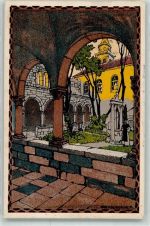 Trogir Trau sign Kalmsteiner Klostergang A 9 Österreichische Adria Ausstellung 1913 Wien Kilophot Künstlerkarte