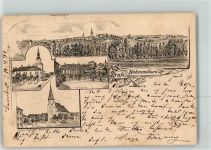 06679 O4860 Hohenmölsen 1896 - Rathaus Topfmarkt Kirche Vorläufer 1880er Jahre Bahnpost Weissenfels - Zeitz Zug 240