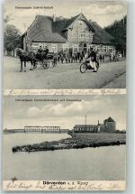 27313 W2817 Dörverden - Hesmanns Gasthaus Mofa Kutsche Elektrizitätswerk Stauanlage