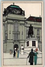Wien 1. Bezirk, Innere Stadt Josefsplatz A 123 Kilophot Schwetz, Karl Künstlerkarte