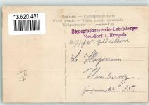 O7000 Leipzig Luftschiff Zeppelin Messe Werbestempel Stenographenverein Gabelsberger Neudorf i. Erzgebirge Parseval