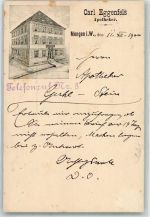 88512 W7947 Mengen , Württ 1900 - Carl Eggenfels Apotheke Vorläufer