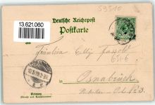 59510 W4775 Hovestadt 1899 Lithographie Gasthaus Kornbranntweinbrennerei F. C. Biele Krankenhaus Schloss
