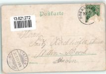 63477 W6457 Dörnigheim 1901 Lithographie Gasthaus Zum Schiffchen