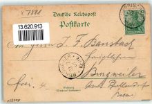 79737 W7881 Herrischried 1901 Lithographie Oedsland Kapelle Aussichtsturm Hotzenwälder Tracht Geschäft P. Matt Gasthaus Zum Ochsen