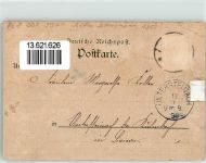 99734 O5501 Bielen 1899 Gebrauchsspuren Schloss Kirche Pfarrhaus Gasthaus Zur Goldenen Aue E. Brandes Dorflinde Mühle Lithographie