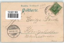 06268 O4240 Querfurt 1900 Lithographie Weidenbach Kgl. Domäne P. Opels Gasthaus Karpfenteich
