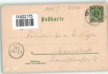 75305 W7540 Neuenbürg , Württ 1893 Lithographie Hauptstraße Gasthaus Zur Sonne Ernst Lustnauer Vorläufer