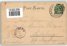 72070 W7400 Lustnau 1898 - Gasthaus Ochsen Kaiser Wilhelms Turm Vorläufer