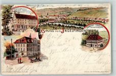 74653 W7118 Ingelfingen 1902 Lithographie Apotheke Goldwaren Fabrik Eitle & Scheffler