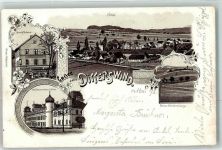 96126 W8617 Ditterswind 1898 Lithographie Geschäftshaus Von Deustersches Schloss Ruine Wachteburg