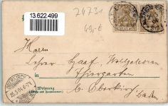77743 W7607 Altenheim , Baden 1904 Lithographie Geschäftshaus J. Herkert Kaiserl. Postagentur Kirche Schulhaus Kriegerdenkmal