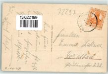 72297 W7291 Göttelfingen , Kr Freudenstadt 1917 - Geschäft Hugo Katz Kirche