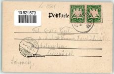 90607 W8501 Rückersdorf , Mittelfr 1899 - Kurhaus Ludwigshöhe Frau Häffner Bahnhof