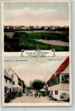 72297 W7291 Göttelfingen , Kr Freudenstadt 1912 - Handlung Albert Minhardt Gasthaus Zur Traube