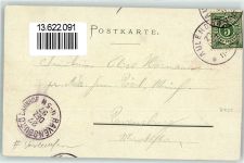 88326 W7960 Aulendorf , Württ 1897 Lithographie Schloss Kirche Schlossplatz Bahnhofgebäude Vorläufer