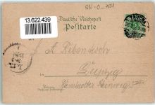 04425 O7127 Taucha b Leipzig 1899 Lithographie Gasthaus Zur Münze Kutsche