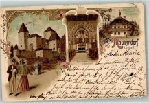 5570 Mauterndorf Lithographie Schloss Schlossvilla Schlosskapelle