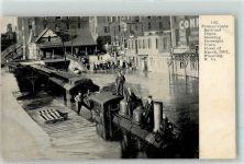Harrisburg 1907 - Eisenbahn Hochwasser 1907