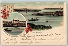 Cork 1902 Lithographie Hafen