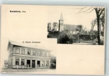 24619 W2351 Bornhöved - Geschäftshaus Kaufmann Heuck Kirche