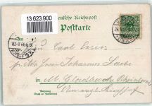 30159 W3000 Linden 1899 Lithographie Gasthaus Centralhalle Gaststube Saal Wittekindsplatz Marktbrunnen