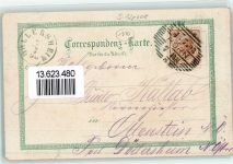 3580 Horn 1898 Lithographie Bahnhof Hauptplatz Schloss