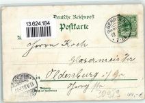 30989 W3007 Gehrden , Han 1898 Gebrauchsspuren Kirche Gasthaus Weber Straßenbahn-Endstation Lithographie
