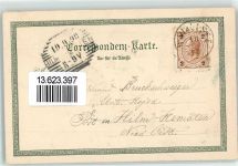 3312 Wallsee 1898 Lithographie Schloss Marktplatz