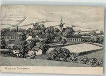 Smrcná Simmersdorf Künstlerkarte sign