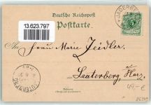26349 W2933 Jaderberg 1897 Lithographie Bahnhof Gasthaus zu Jadeberg Oeltjen's Besitzung