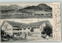 87672 W8959 Roßhaupten , Forggensee 1915 - Handlung Herz Kuh