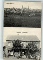 57580 W5241 Gebhardshain 1913 Foto AK Gasthaus Beinhauer Bahnpoststempel