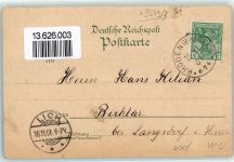 34474 W3549 Rhoden , Waldeck 1901 Lithographie Schloß Schloßberg Gasthaus zum Schwan