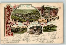 57567 W5244 Daaden Lithographie Hohenseelbachs Kopf Schloß Friedewalde Hotel Schmitz