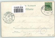 58313 W5804 Herdecke , Ruhr 1899 Lithographie Hotel Zweibrücker Hof Teufelskanzel Lehrerseminar Bahnpost Aachen-Dortmund Zg. 464