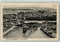 64347 W6103 Griesheim , Hess 1914 - Ortsstraße Reserve -Kavallerte-Abteil-Stempel