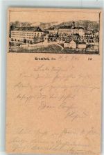86381 W8908 Krumbad , Schwab 1898 Lithographie Vorläufer Ortsmitte